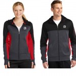Colorblock Full-Zip Hooded Jacket
