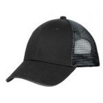 Mesh Snapback Sandwich Bill Cap