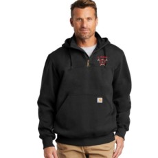 Carhartt Rain Defender Heavyweight Hooded Zip Mock Sweatshirt