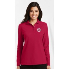 Ladies Long Sleeve Polo (Cotton/Poly)
