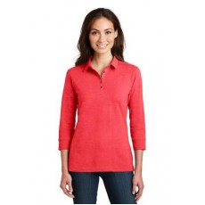 Ladies 3/4-Sleeve Polo
