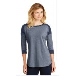 Ladies Heritage Blend 3/4-Sleeve Baseball Raglan Tee