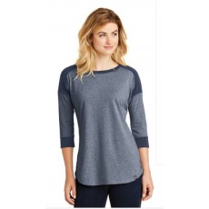 Ladies Heritage Blend 3/4-Sleeve Baseball Raglan Tee
