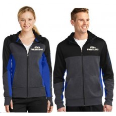Colorblock Full-Zip Hooded Jacket