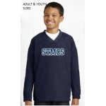 Adult & Youth V-Neck Raglan Wind Shirt