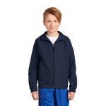 Sport-Tek Youth Hooded Raglan Jacket