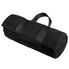 Fleece Blanket with Carrying Strap
