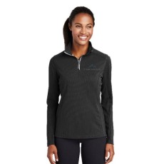 Ladies Textured 1/4-Zip Pullover