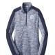 Adult, Ladies & Youth Electric Heather Navy 1/4-Zip Pullover