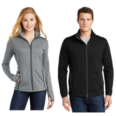 Northridge Sport-Wick Stretch Contrast Full-Zip Jacket