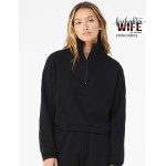 BELLA + CANVAS - Women’s Sponge Fleece Half Zip Pullover