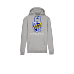 Adult Lace Up Hooded Grey Sweatshirt