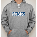 Middle Level Grey Hooded Sweatshirt