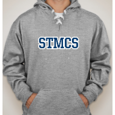 Middle Level Grey Hooded Sweatshirt